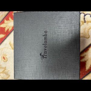 Travelambo men’s belt with wallet insert 36”